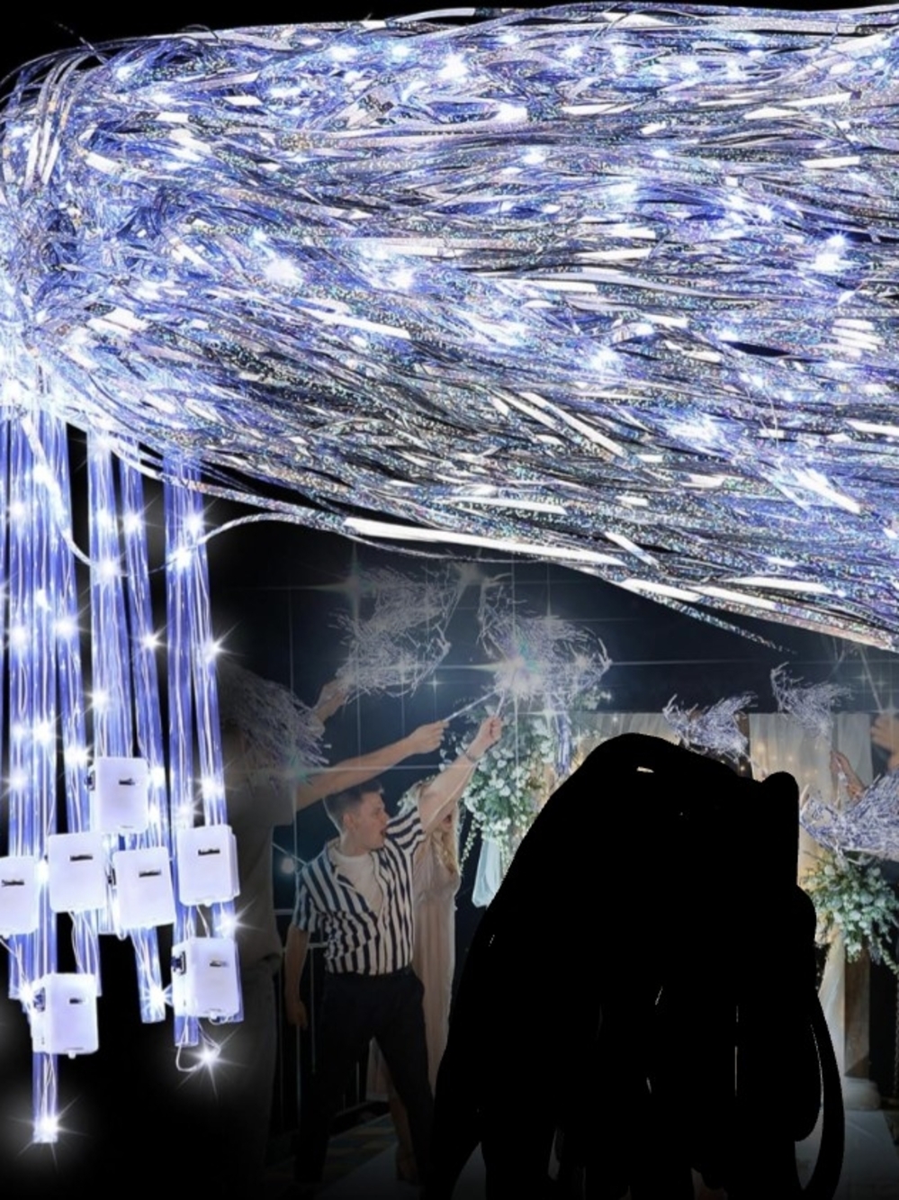 Light-up Tinsel Send-off Wands